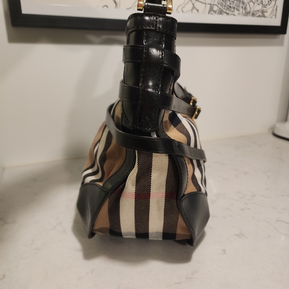 Burberry Bridle House Check Hobo - Picture 3 of 6